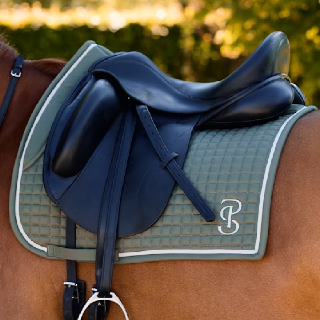 PS of Sweden Dressage Elite Saddle Pad #colour_vintage-green