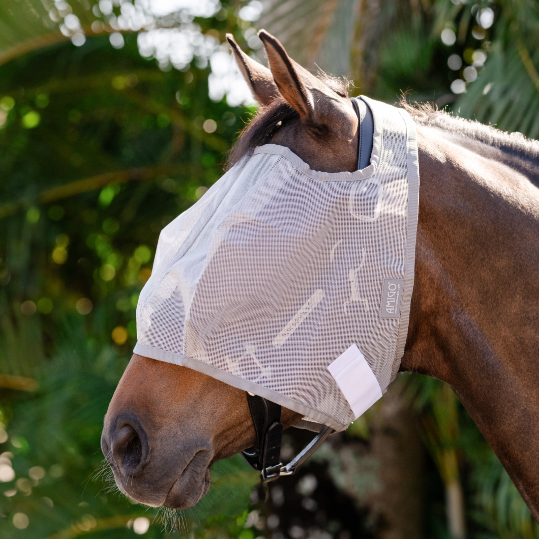 Horseware Ireland Amigo No Ears Flymask