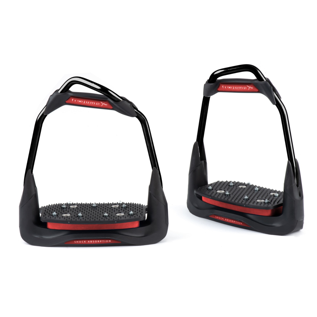 Freejump AirS Full Black 10-30 Stirrups #colour_black-red