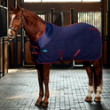 Weatherbeeta Anti-Static Fleece Cooler Standard Neck #colour_navy-burgundy