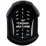 KEP Cromo 2.0 Textile Polished Blue Riding Hat with USA Liner