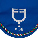 Equestro Fly Veil With Italian Flag Piping Equestro X Fise