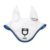 Equestro Fly Veil With Italian Flag Piping Equestro X Fise