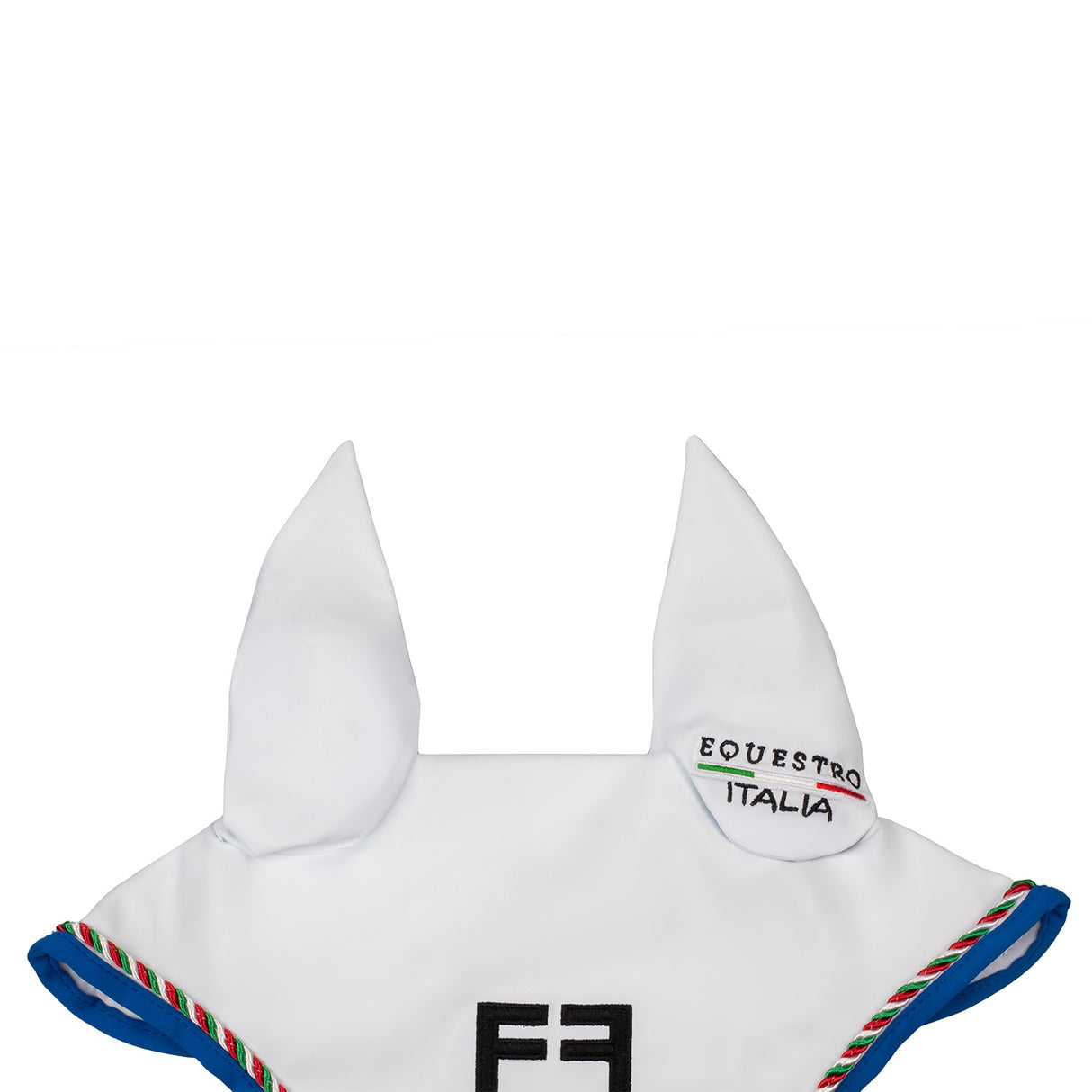 Equestro Fly Veil With Italian Flag Piping Equestro X Fise