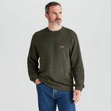 Men's Journeyman Knit Jumper - Moss