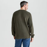 Men's Journeyman Knit Jumper - Moss