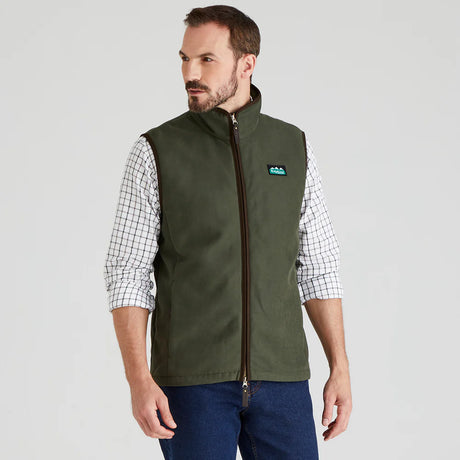 Ridgeline Mens Monarch Gilet #colour_deep-forest
