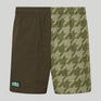 Ridgeline Unisex Backslider Shorts #colour_deep-forest-print