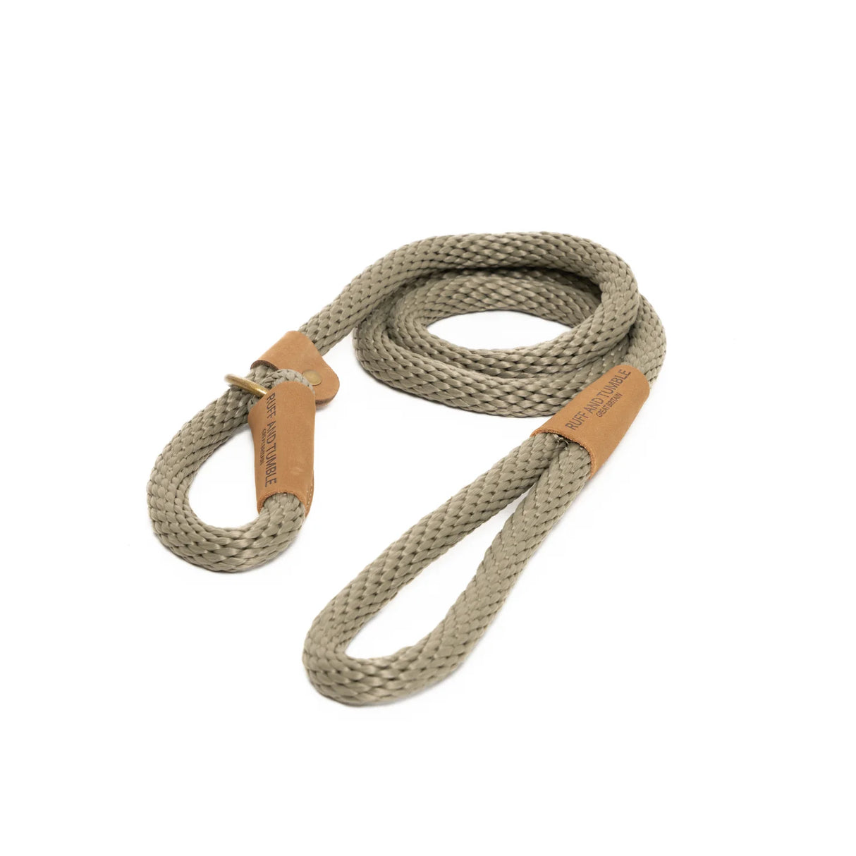 Ruff & Tumble Thick Slip Dog Lead #colour_moss