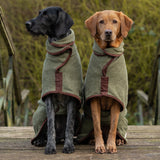 Ruff & Tumble Country Dog Drying Coat #colour_moss