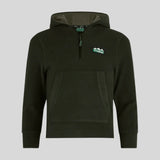 Ridgeline Kids Ballistic Long Sleeved Fleece Hoodie #colour_deep-forest