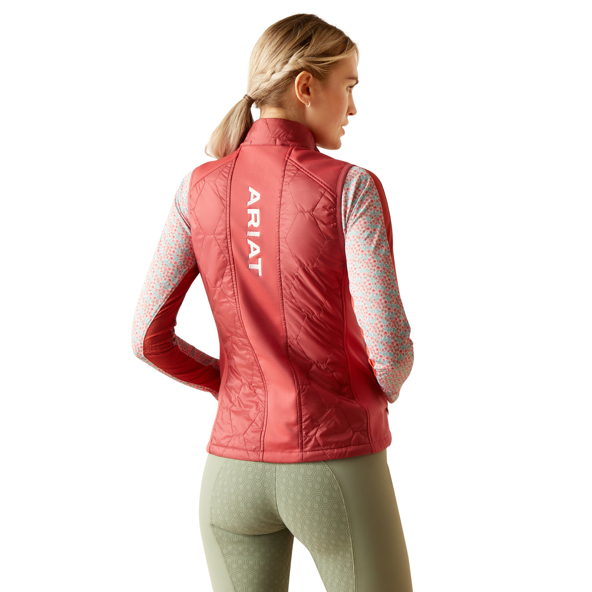 Ariat Women's Fusion Insulated Vest #colour_slate-rose