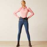 Ariat Women's Sunstopper 3.0 1/4 Zip Baselayer #colour_flamingo-pink