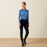 Ariat Women's Sunstopper 3.0 1/4 Zip Baselayer #colour_riviera