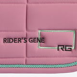 Rider's Gene Jersey Jump Saddle Pad with Trim #colour_mauve