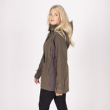Shires Aubrion Heritage Unisex Full Zip Jacket #colour_dark-olive
