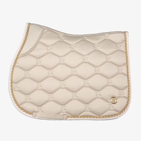 PS of Sweden Jump Signature Saddle Pad #colour_dark-ivory