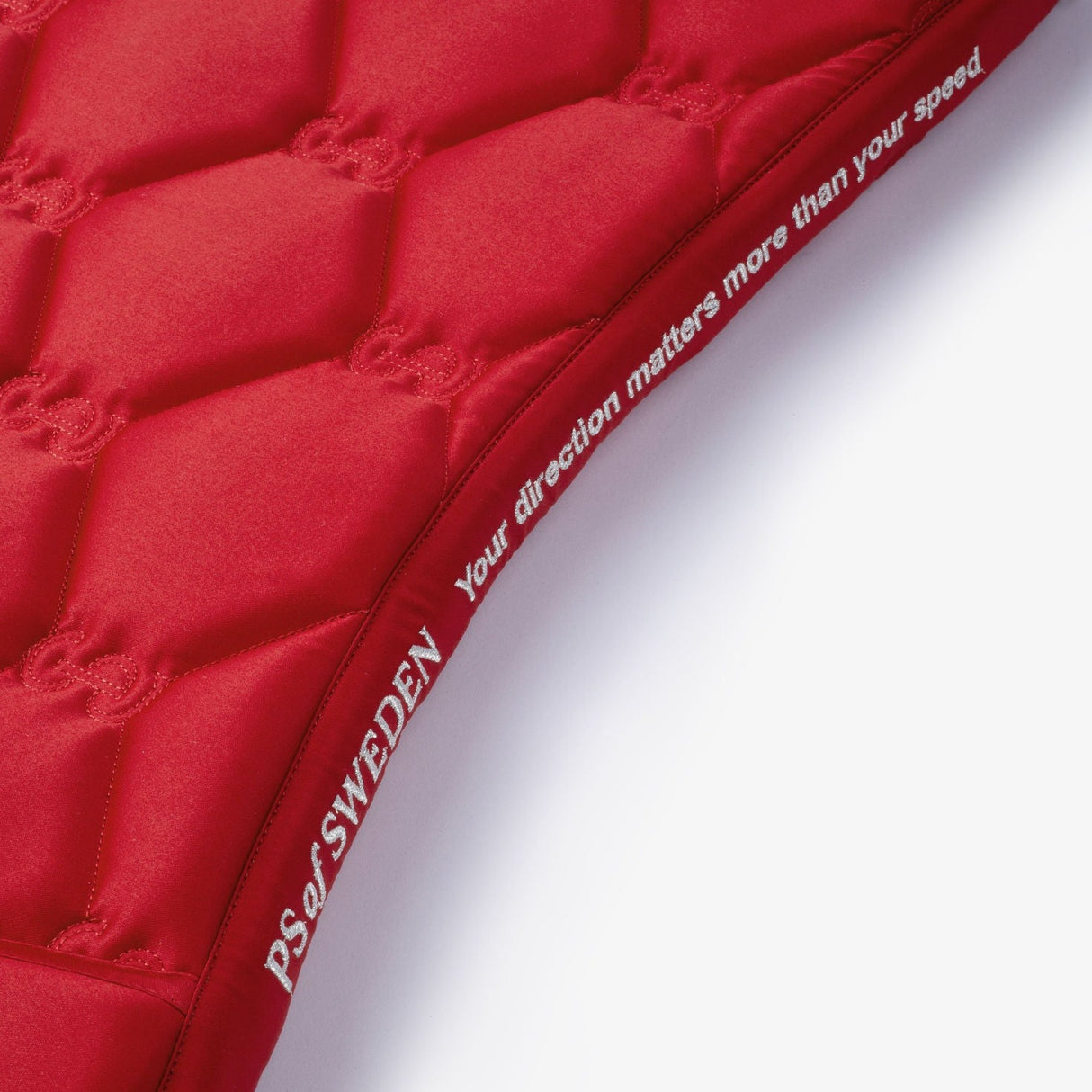PS of Sweden Chilli Red Signature Jump Saddle Pad #colour_chilli-red