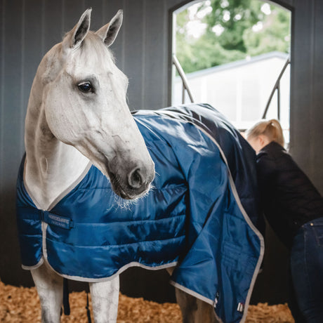 Horseware Ireland Ionic 50g Therapy Liner #colour_imperial-blue-silver-navy