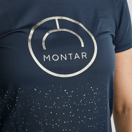 Montar Junior MoSille Gun Metal Logo T-Shirt #colour_dark-slate