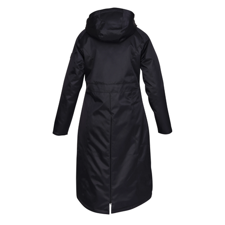 Shires Aubrion Ladies Halcyon Long Waterproof Coat #colour_black