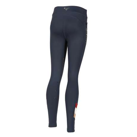 Shires Aubrion Children's Team Shield Riding Tights #colour_navy