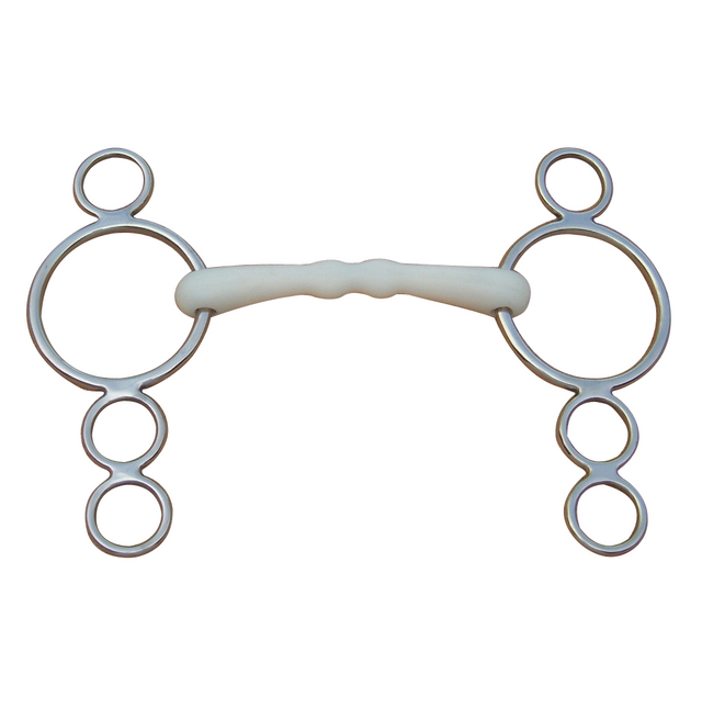 Mackey Flexi Continental 3 Ring Mullen Gag