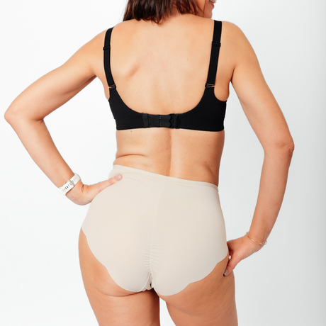 NIXI Body Coni Sporty High Waist Underwear #colour_cream