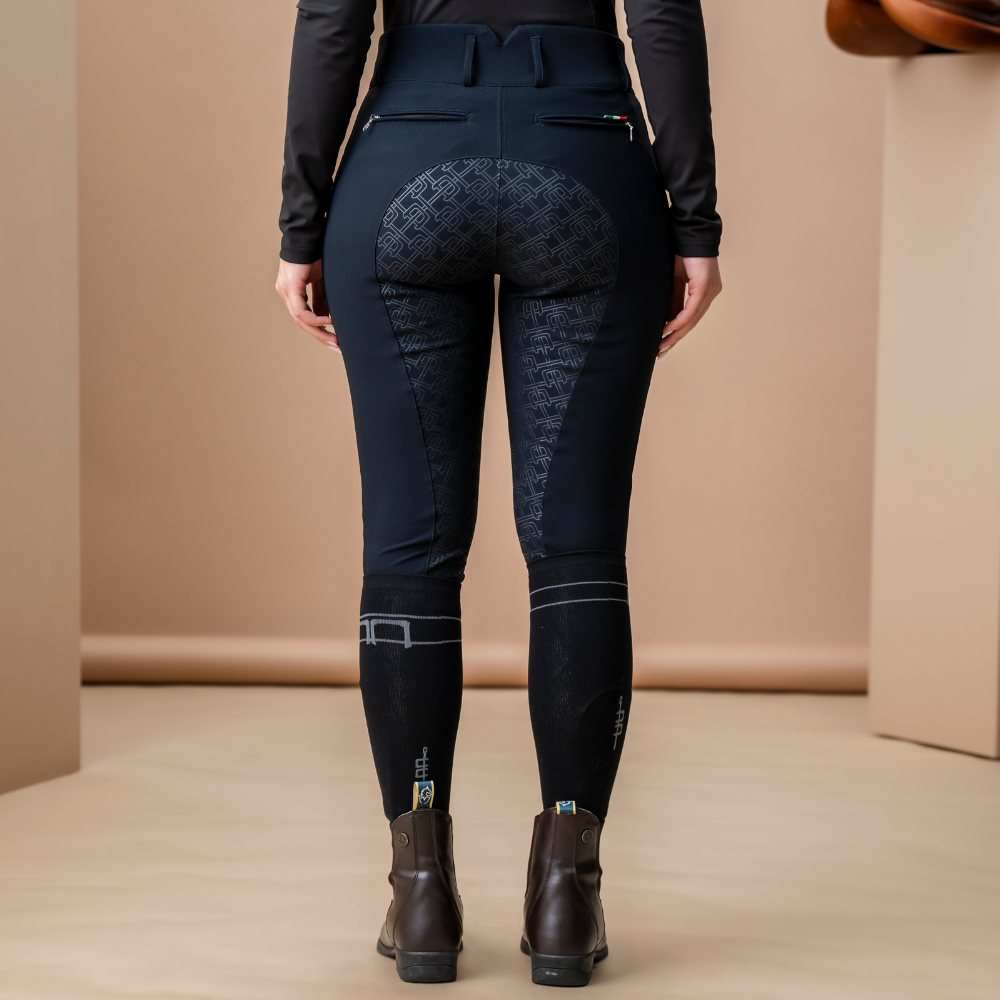 Alessandro Albanese Allora Full Seat High Rise Breech #colour_core-black