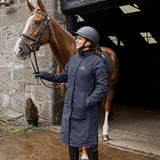 EQUIDRY Women's Bronte Riding Coat with Removable Hood #colour_navy