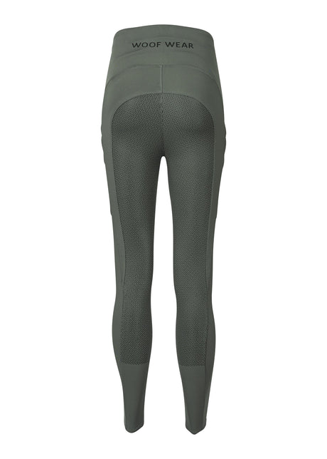 Woof Wear Ladies Full Seat Riding Tights #colour_sage