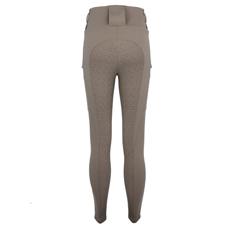 Woof Wear All Season Ladies Full Seat Riding Tights #colour_stone