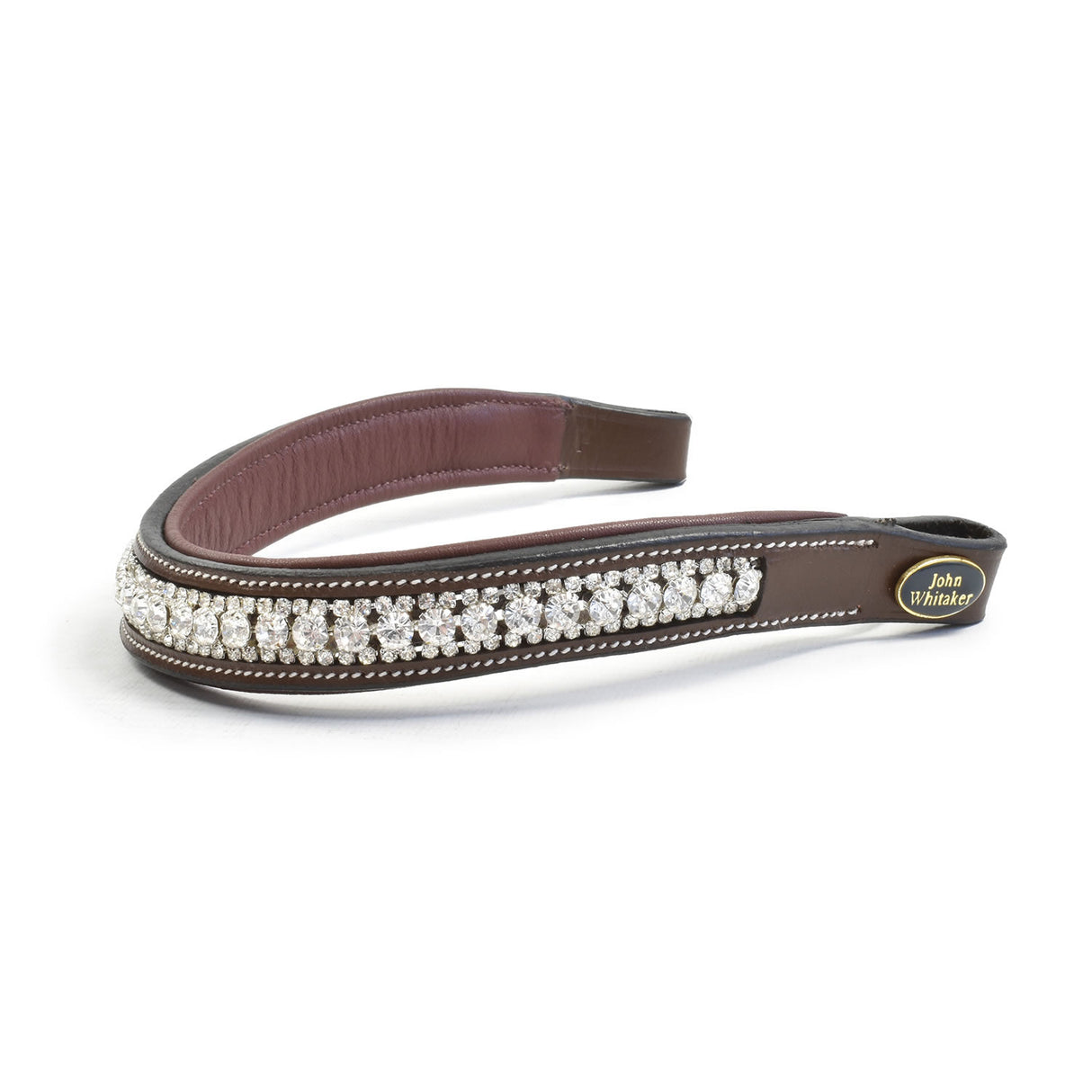 Whitaker Chunky Crystal Browband #colour_havana-silver