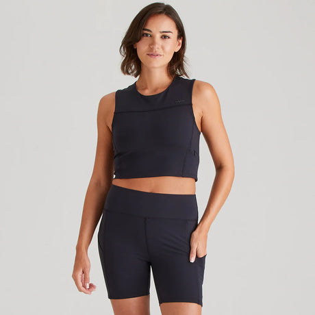 Ridgeline Womens Infinity Shorts #colour_black