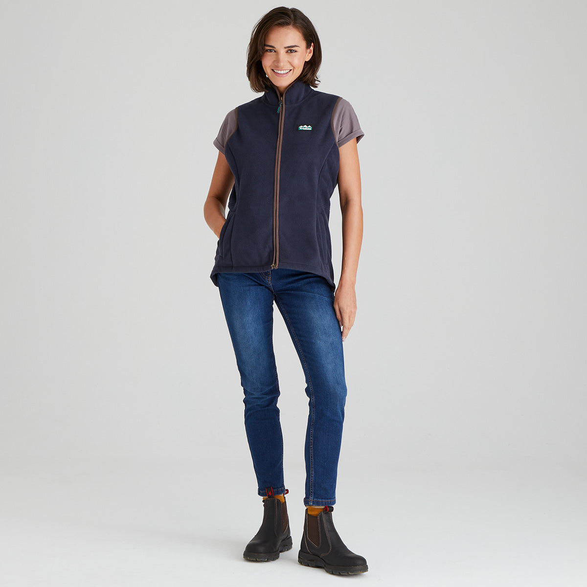 Ridgeline Womens Kodiak Gilet #colour_navy