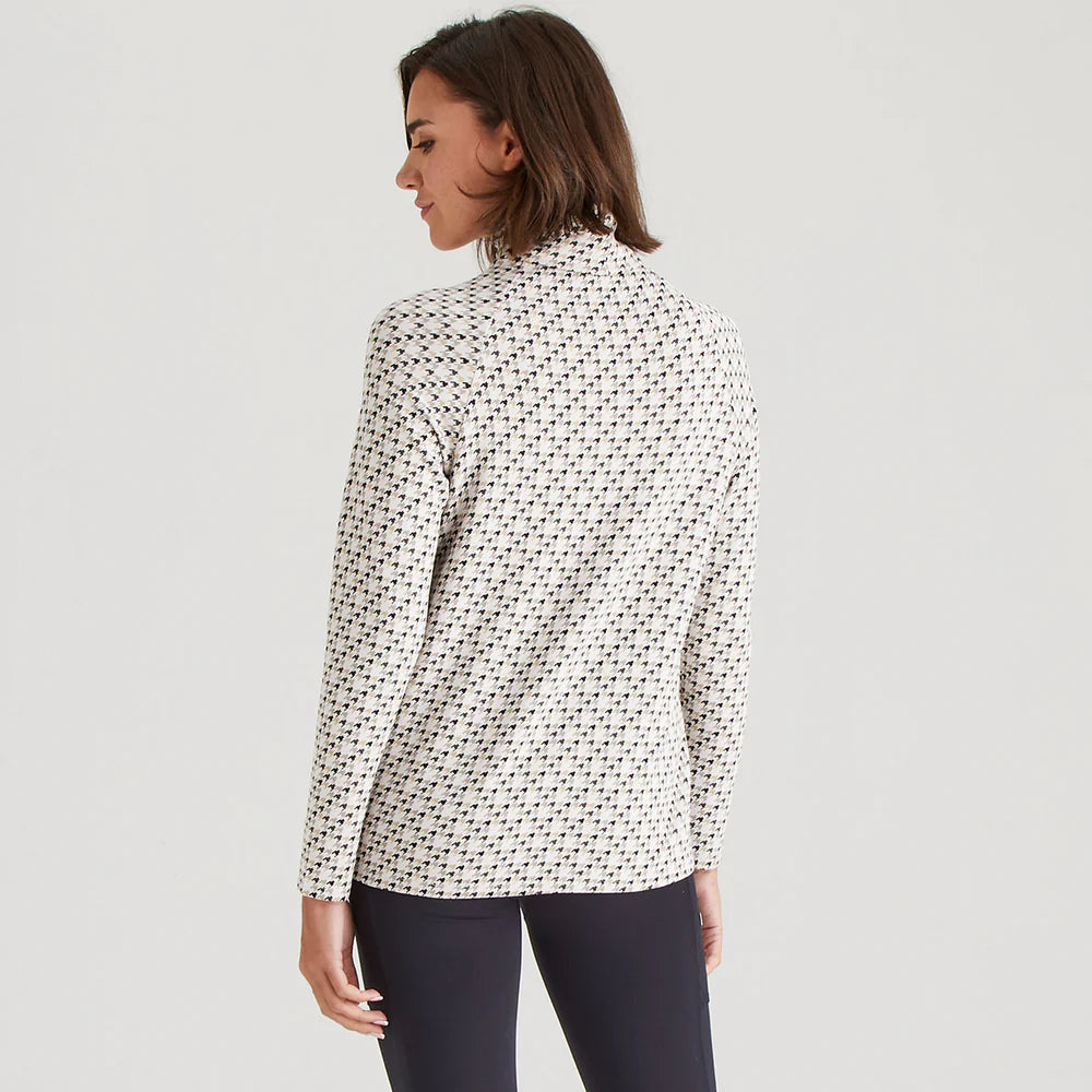 Ridgeline Womens Kelmarsh Top #colour_stone-print