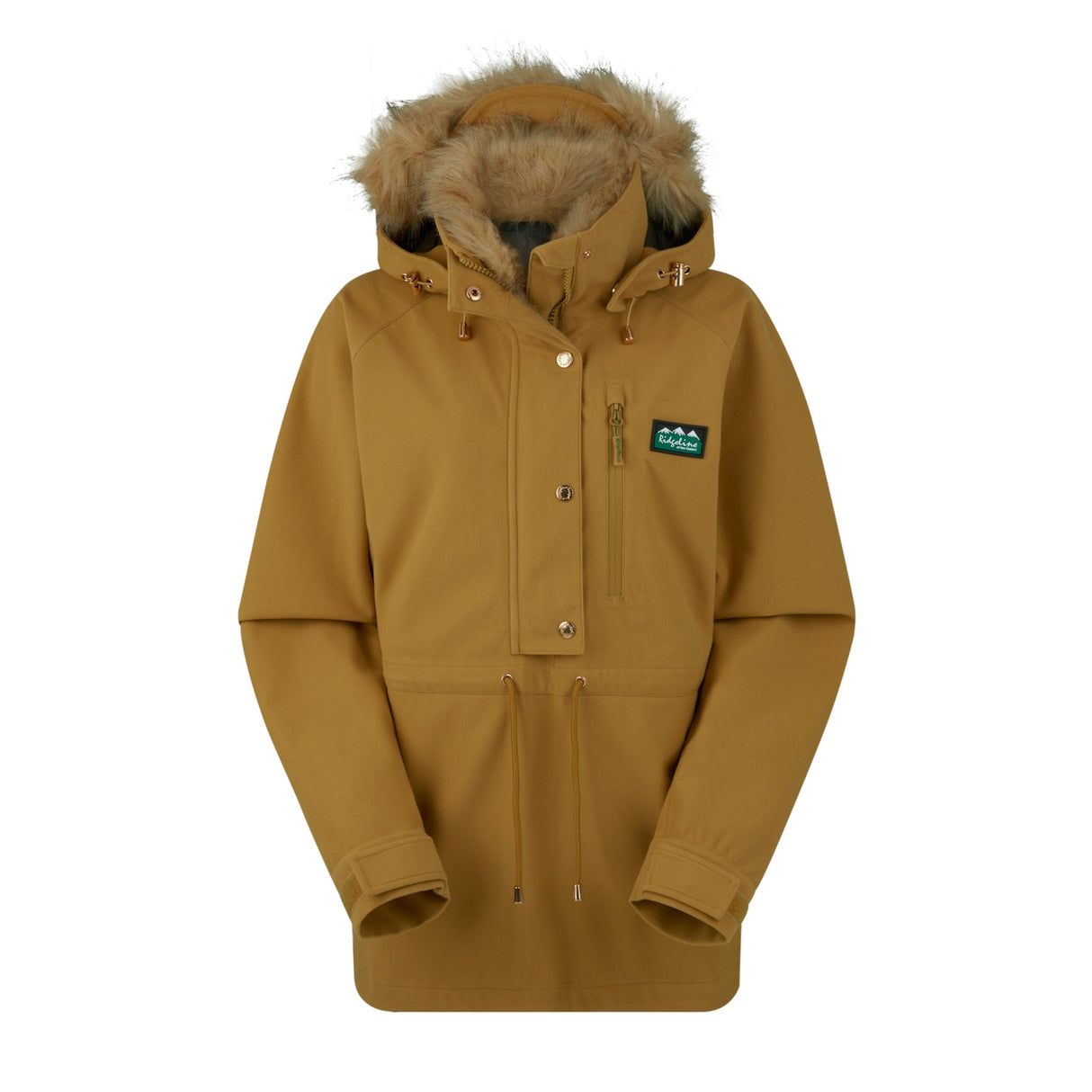 Ridgeline Womens Monsoon Nordic Smock #colour_teak