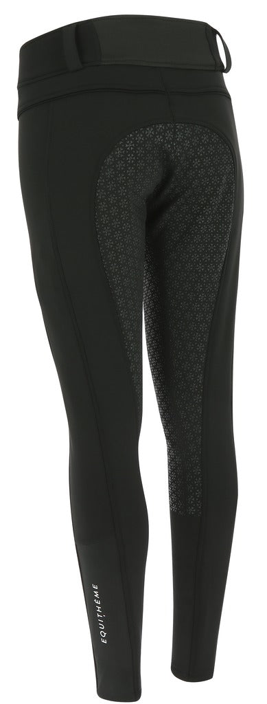 Equitheme Kitzbuhl Ladies Softshell Silicone Full Seat Breeches #colour_black