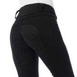 Equitheme Kitzbuhl Ladies Softshell Silicone Full Seat Breeches #colour_black