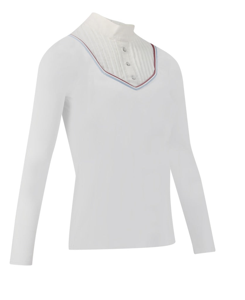 Equitheme Ladies Cabourg Polo Shirt  #colour_white