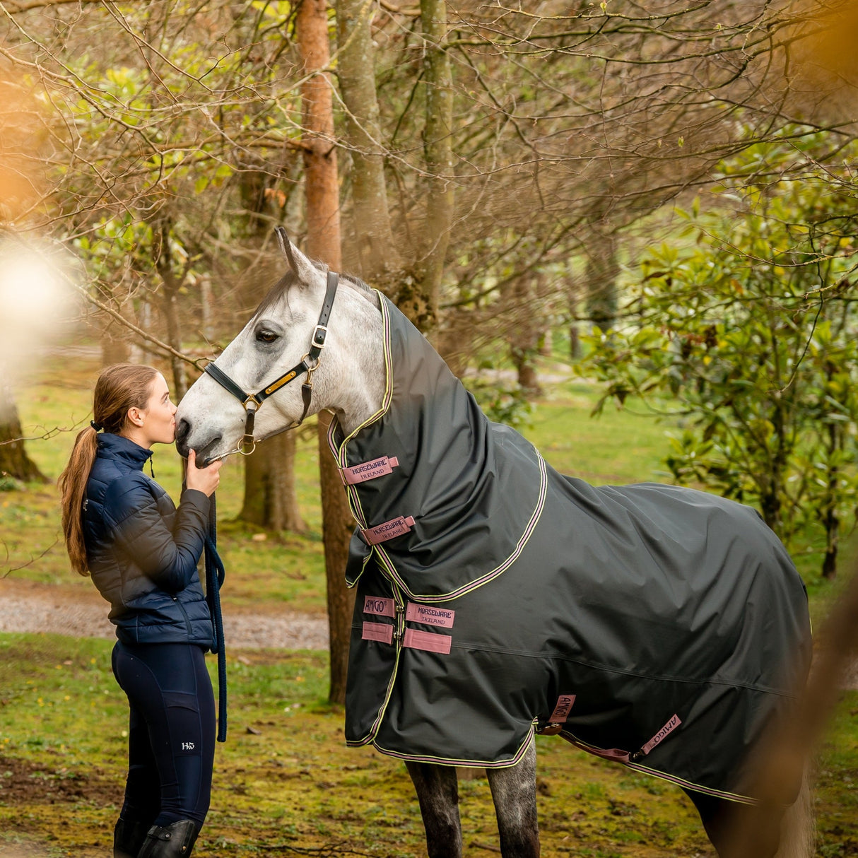 Horseware Ireland Amigo Hero 0g Turnout Rug #colour_shadow-rose-navy