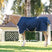 Horseware Ireland Amigo 1200D Pony 250g Turnout Rug  #colour_navy-titanium-grey-silver