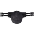 Stubben Equi-Soft® Belly Stud Girth with Cover - Black  #colour_vachette-leather-black