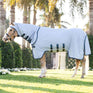 Horseware Ireland Amigo Ripstop Pony Hoody #colour_azure-blue-navy-electric-blue