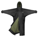 EQUIDRY Women's Thick Fleece Evolution Fixed Hood #colour_black-olive