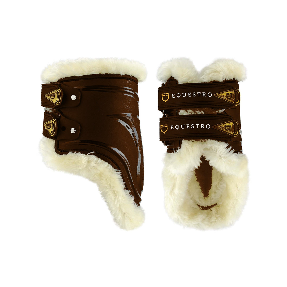 Equestro Evolution Fetlock With Eco Wool #colour_brown