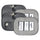 Imperial Riding Square Glitter Competition Number - Pack of 2 #colour_silver
