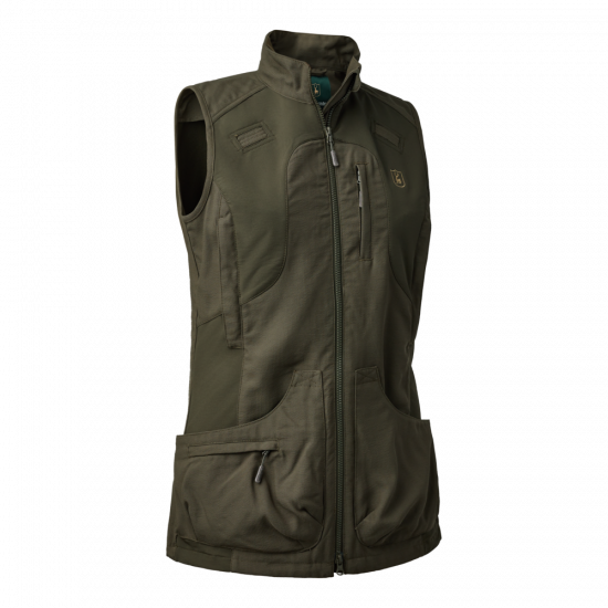 Deerhunter Ann Ladies Extreme Waistcoat #colour_palm-green