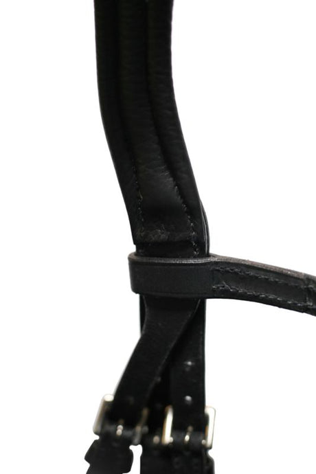 Stubben 2700 Pro-Jump Mexican Noseband Snaffle Bridle #colour_black-black