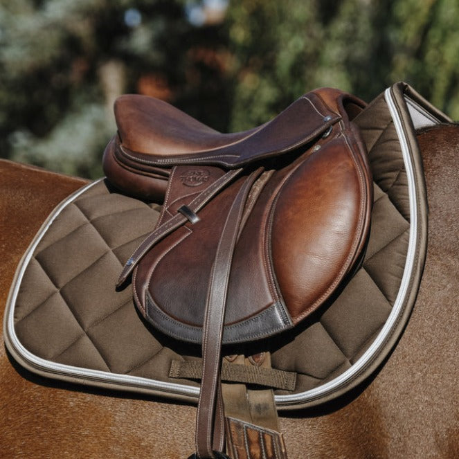 Equitheme Classic Saddle Pad #colour_dark-brown